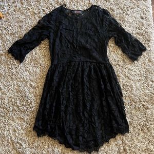 NWOT Shyanne black lace dress • size medium